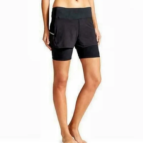 🌸 Athleta | Racer 2 in 1 Running Shorts Small,