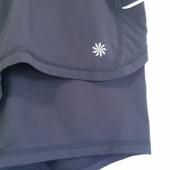 🌸 Athleta | Racer 2 in 1 Running Shorts Small,