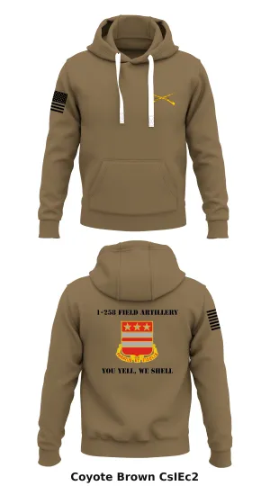 1-258 Field Artillery  Store 1  Core Men's Hooded Performance Sweatshirt - CsIEc2