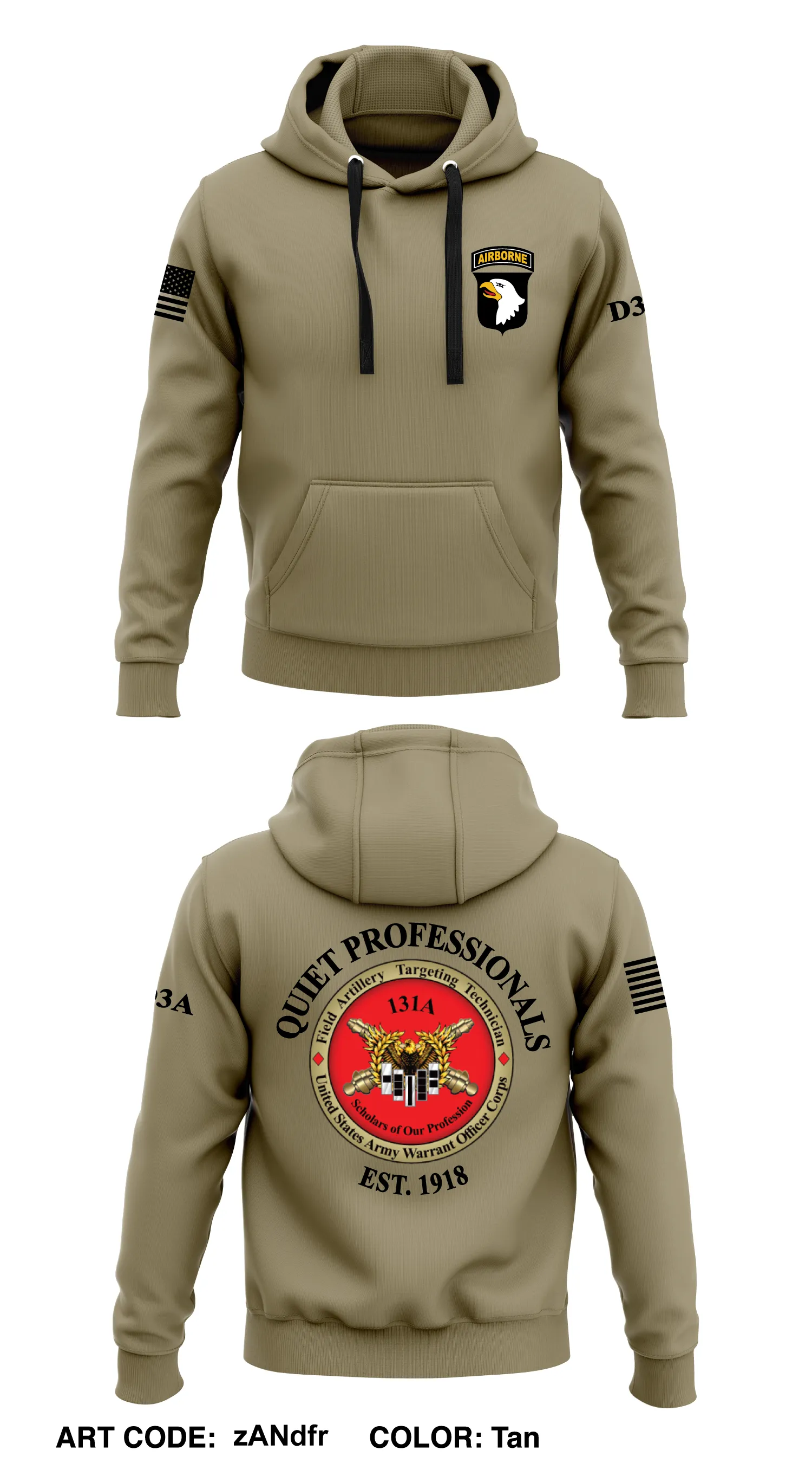 11ST ABDV (AASLT), 131A Targeting Technicians  Core Men's Hooded Performance Sweatshirt - zANdfr