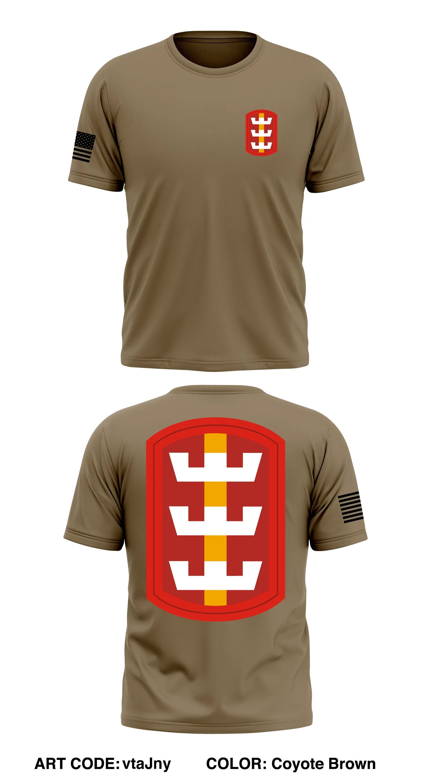 130th EN BN Store 1 Core Men's SS Performance Tee - vtaJny