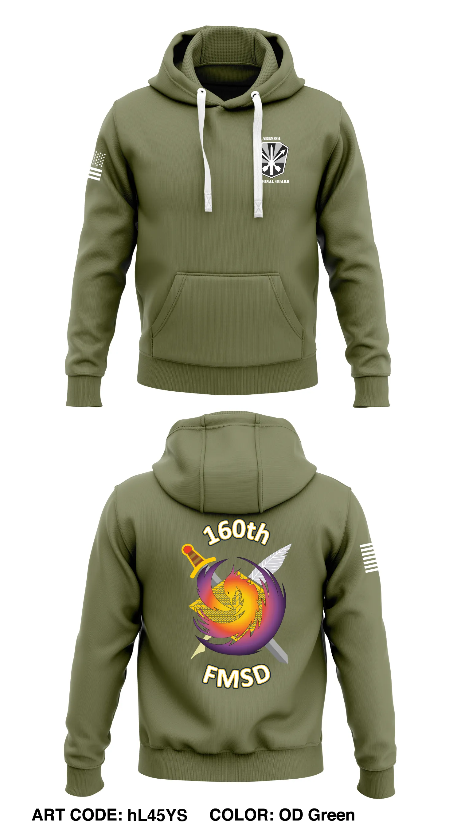16th FMSD  Core Men's Hooded Performance Sweatshirt - hL45YS
