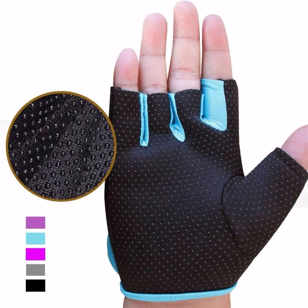 1K Button Active Unisex Anti-skid Crossfit gym Gloves