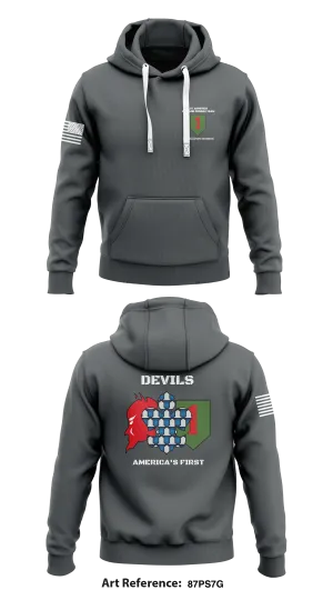 1st Brigade Combat Team, 1st Infantry Division Store 1  Core Men's Hooded Performance Sweatshirt - 87Ps7g