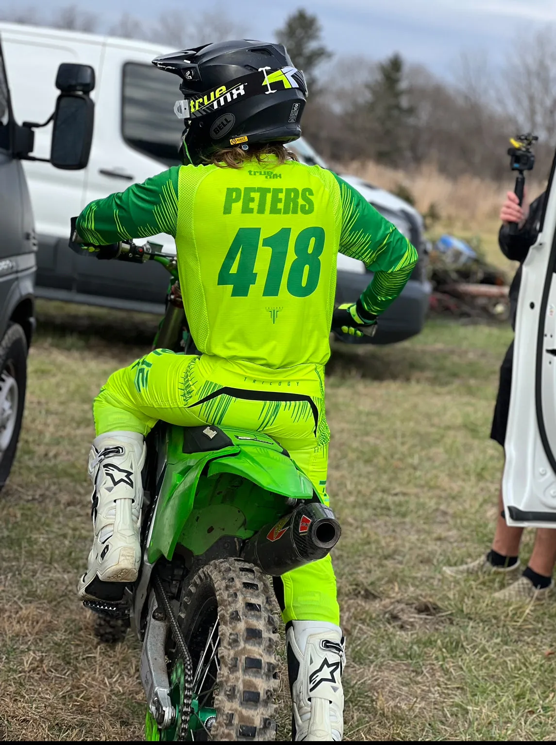 2024 TrueMX TRILOGY Pant - FLO / GREEN