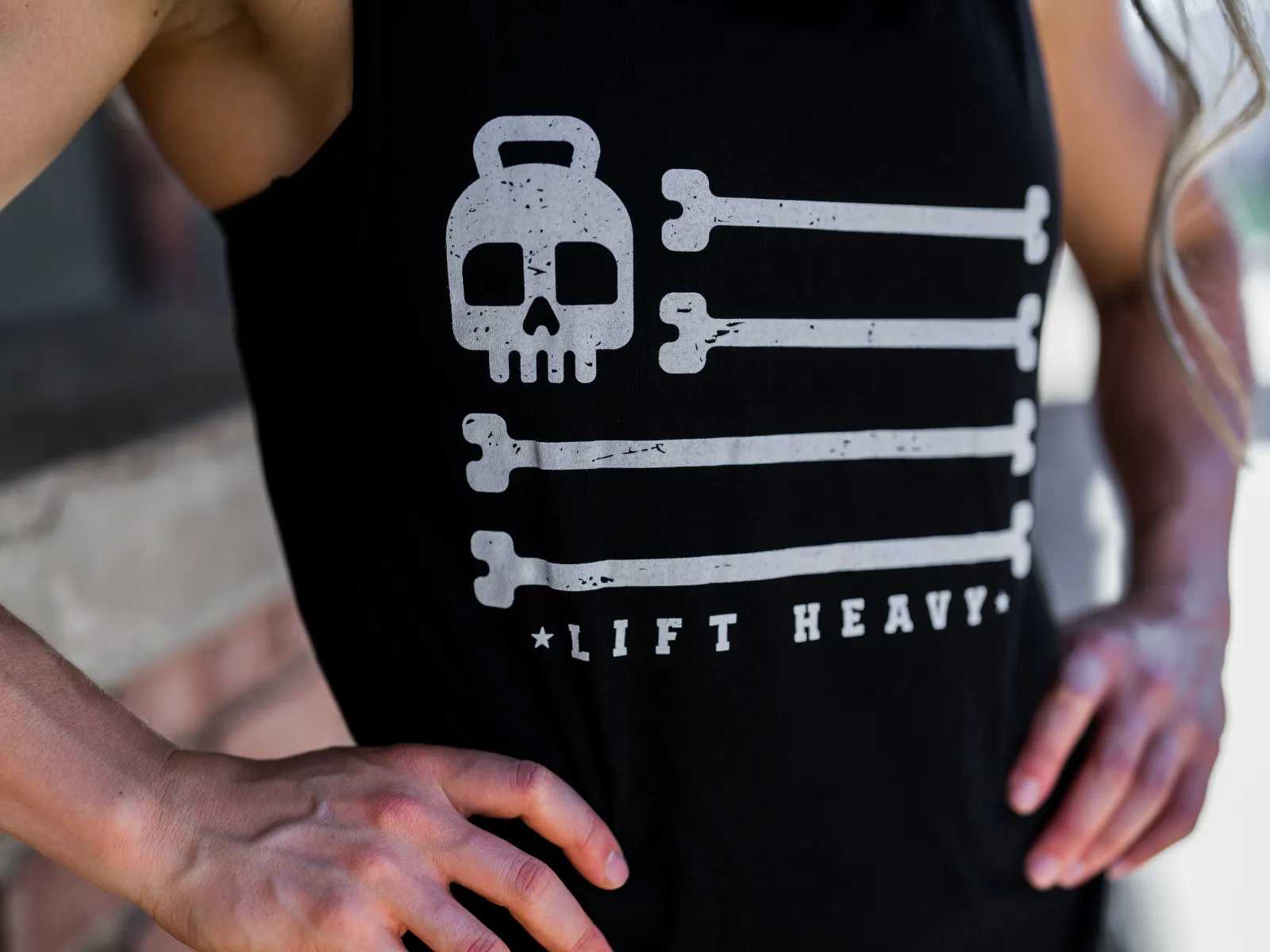2POOD Lift Heavy Flag Women's Tank