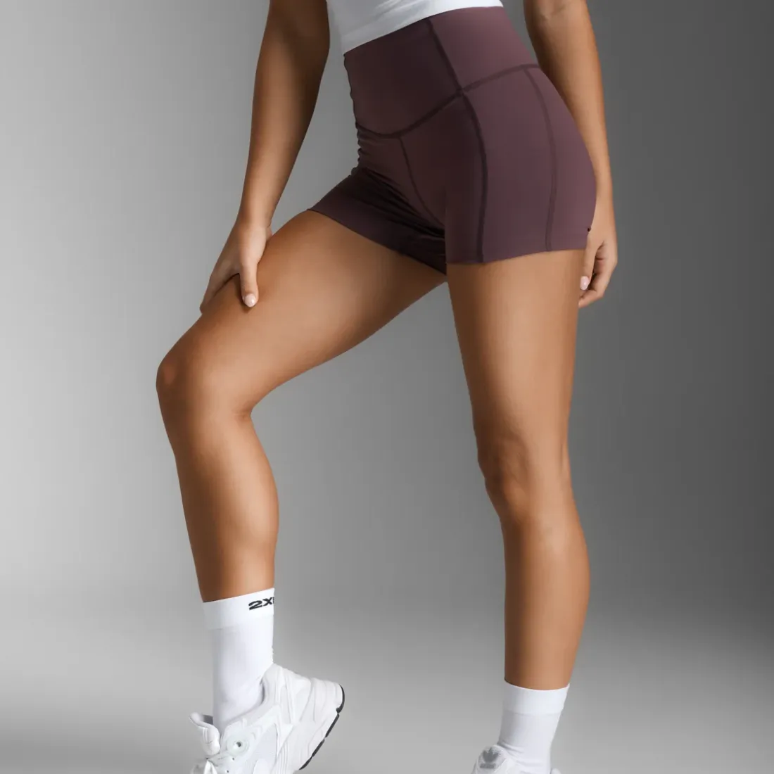 2XU Form Soft Touch Hi-Rise Compression Shorts Womens