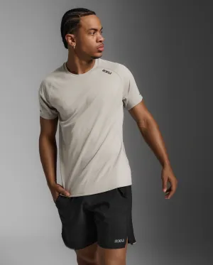 2XU Mens Aero Tee - Carbon