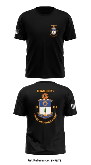 3/21 infantry Store 1 Core Men's SS Performance Tee - 5hrntz