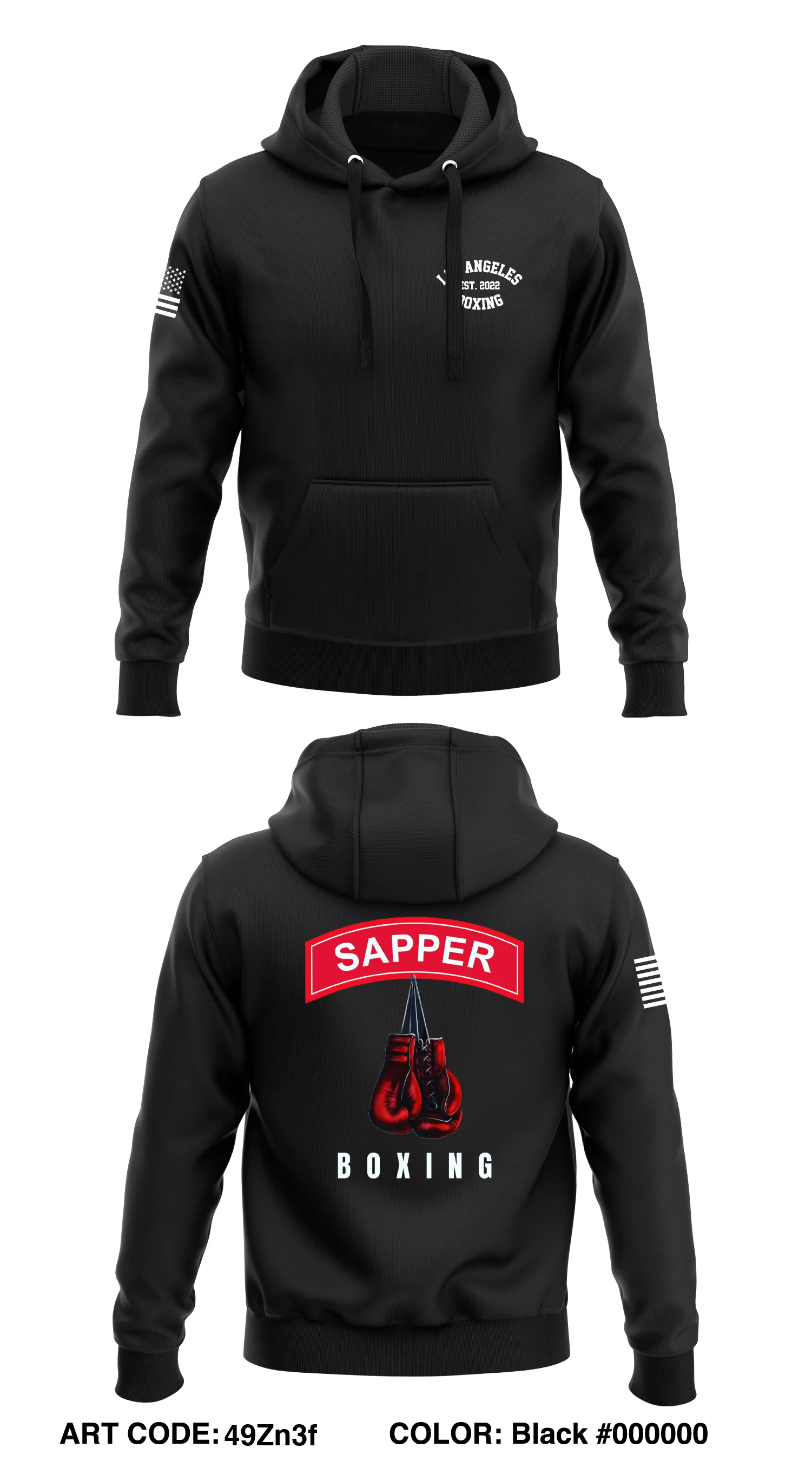 35th Engineer Company  Core Men's Hooded Performance Sweatshirt - 49Zn3f