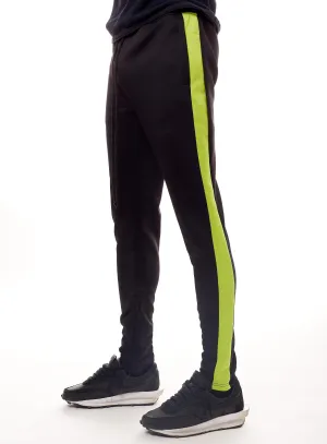 401 Track Pants - Black & Lime