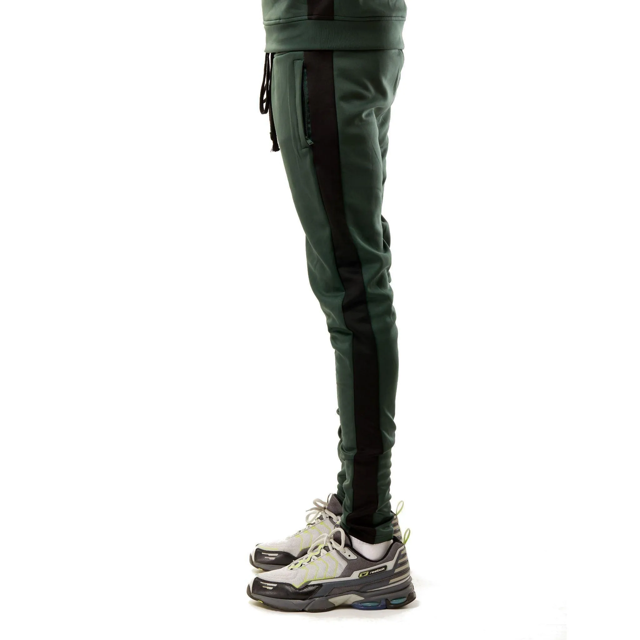 401 Track Pants - Hunter Green & Black