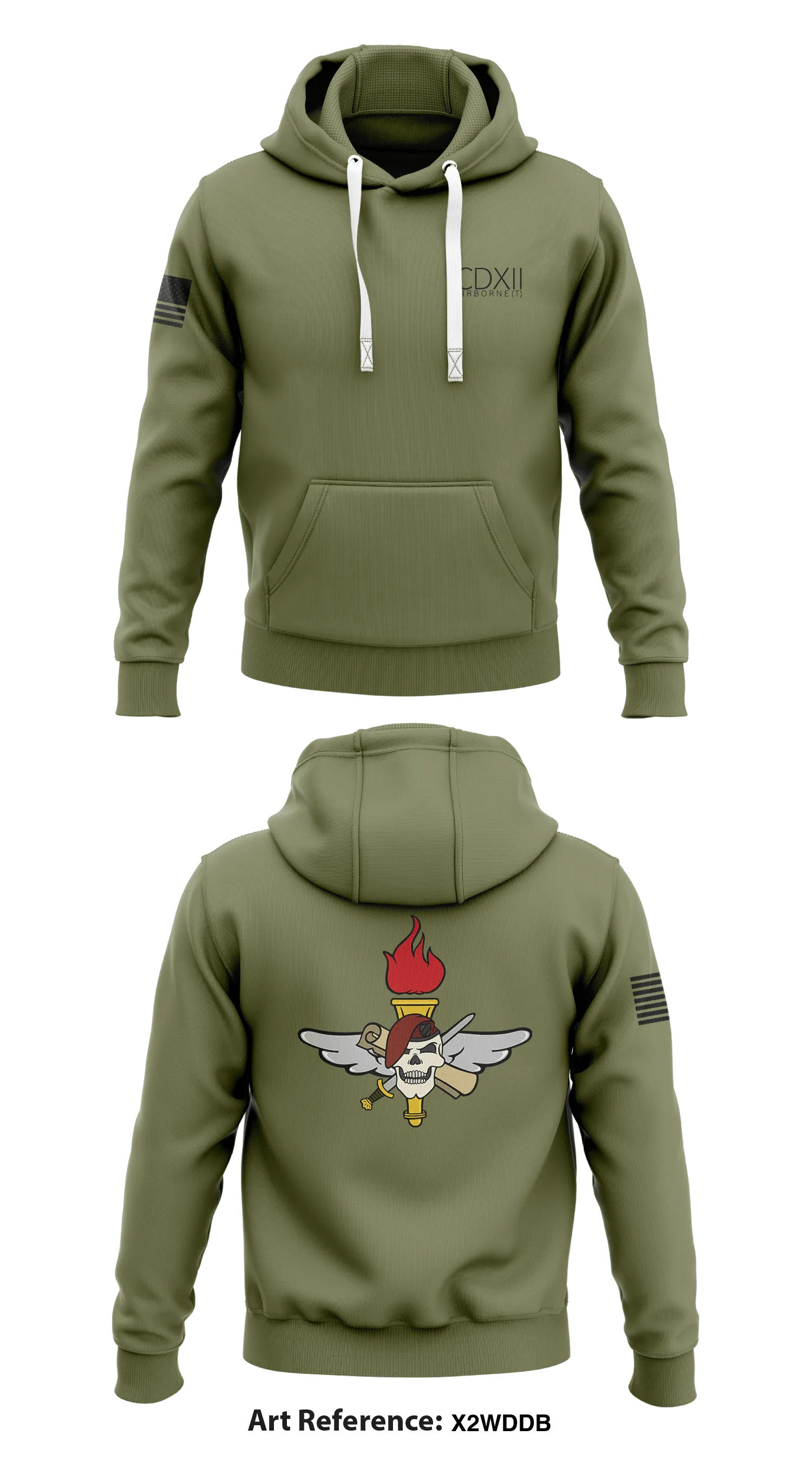 412th CA BN Store 1  Core Men's Hooded Performance Sweatshirt - x2wDDb