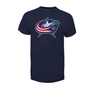 47 Brand Fan Tee Shirt - Columbus Blue Jackets