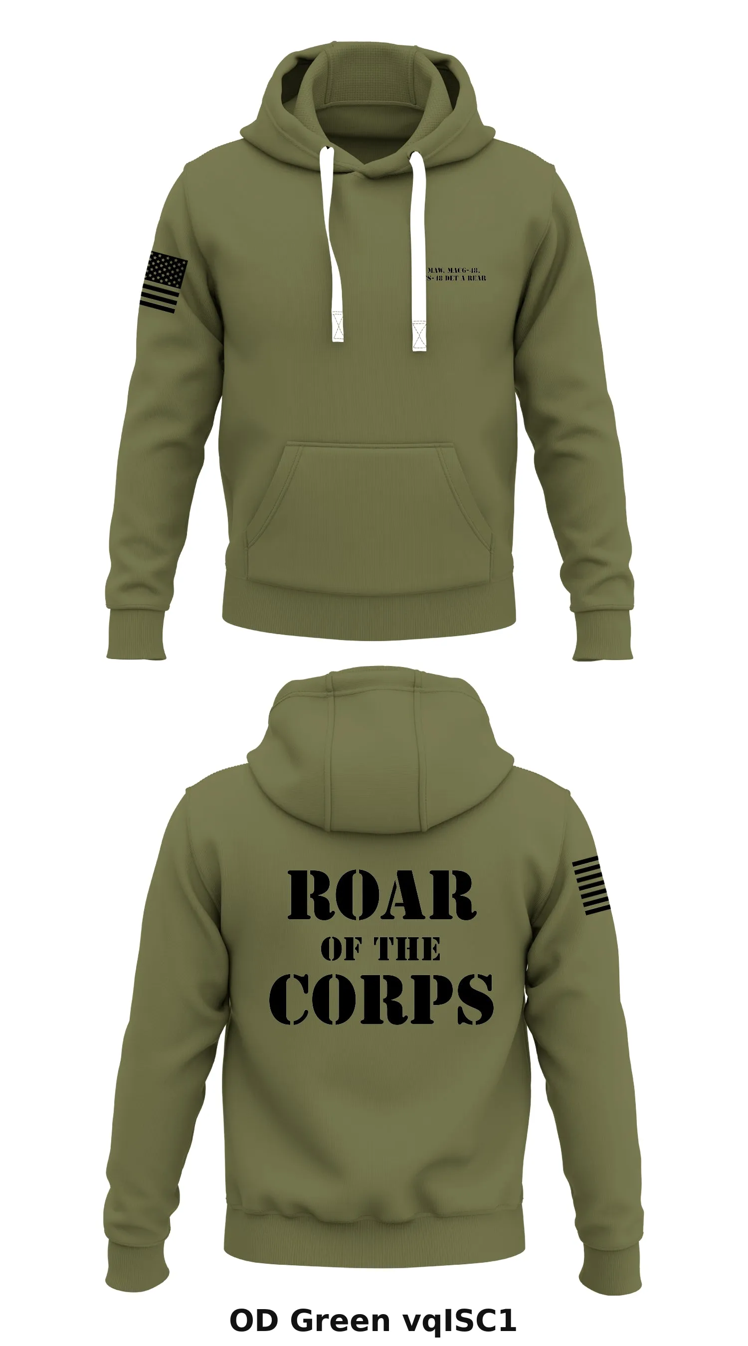 48 MAW, MACG-48, MWCS-48 DET A REAR Store 1  Core Men's Hooded Performance Sweatshirt - vqISC1