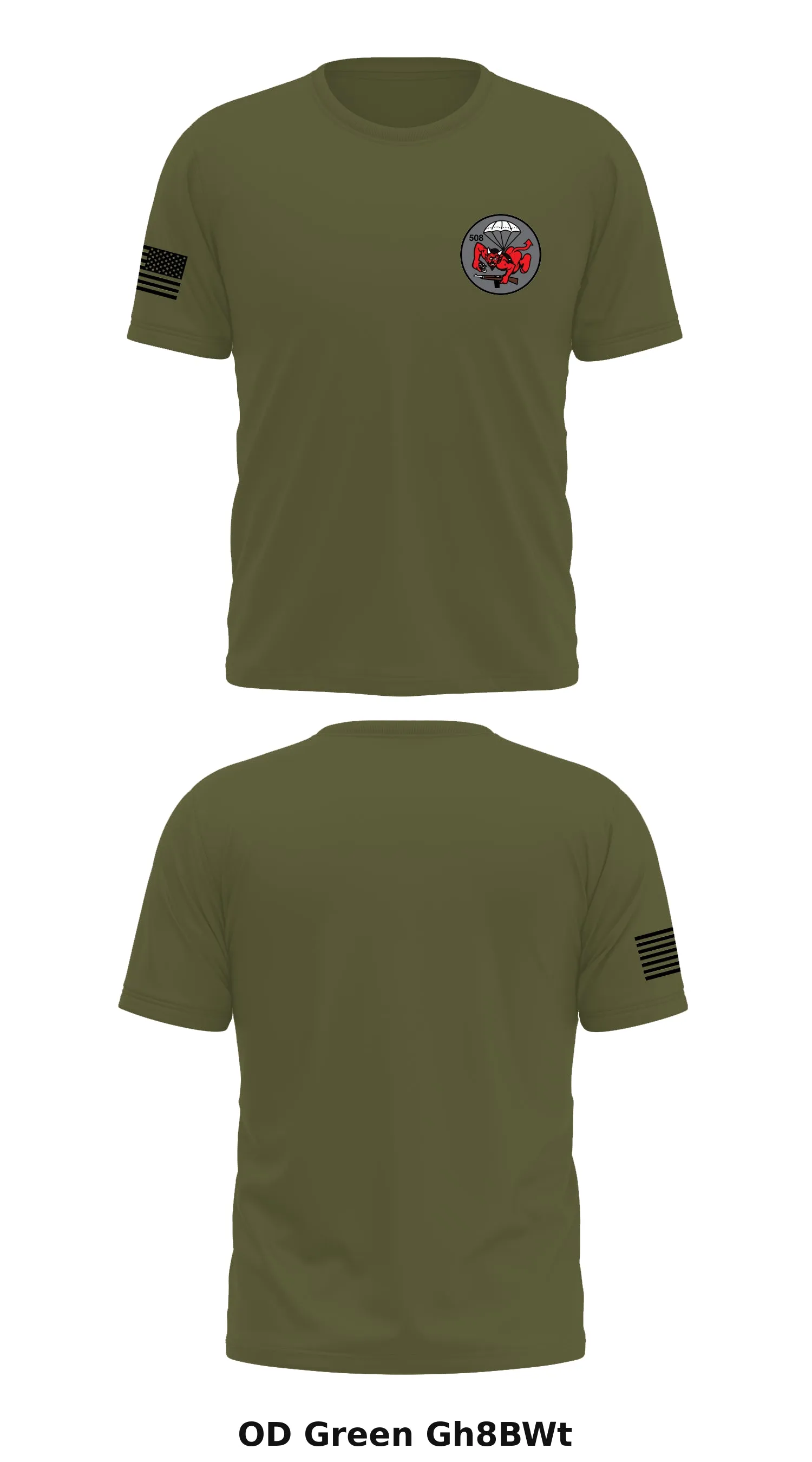 508th PIR Store 1 Core Men's SS Performance Tee - Gh8BWt