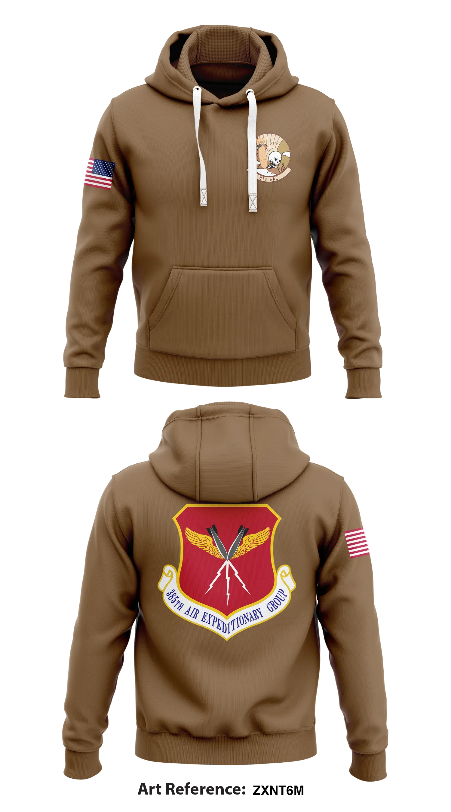 816 EAS Det 1 Store 1  Core Men's Hooded Performance Sweatshirt - ZXNt6m