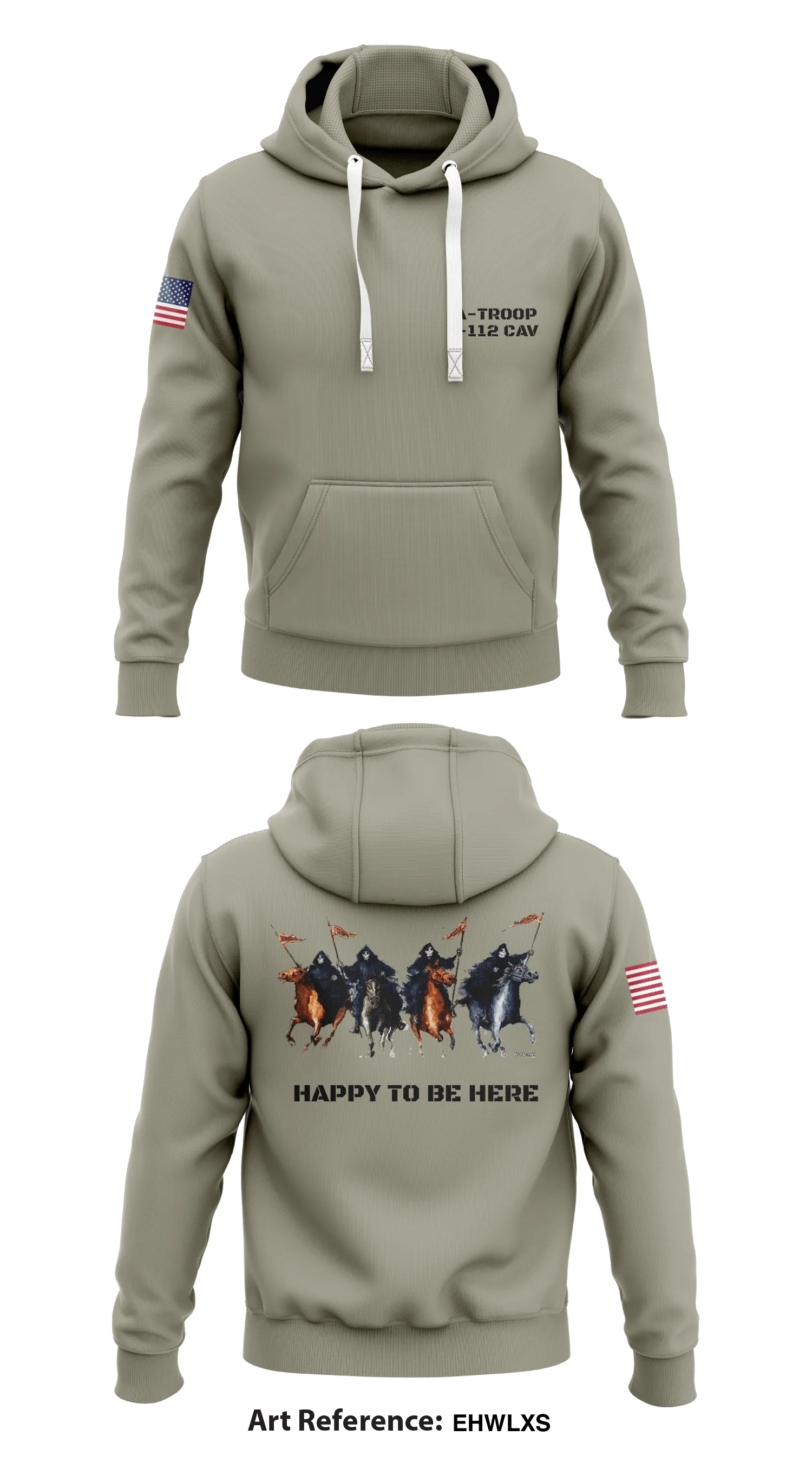 A-TROOP 1-112 CAV Store 1  Core Men's Hooded Performance Sweatshirt - eHWLxs