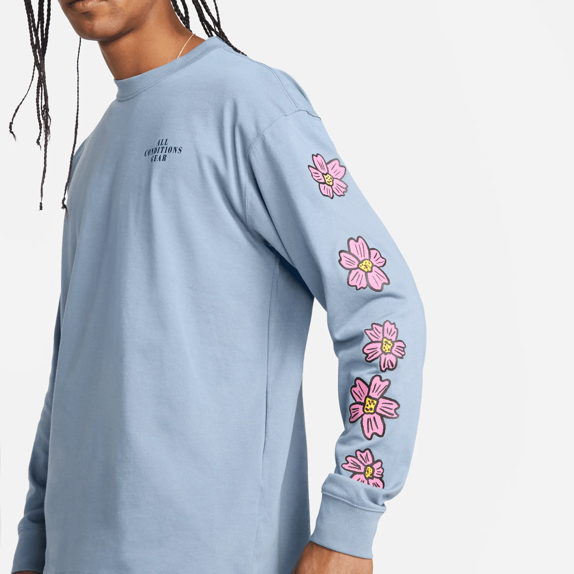 ACG Floral LS Tee DQ4958-493 Blue