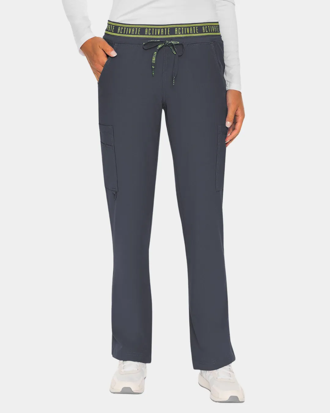 Activate Yoga 2 Cargo Pocket Pant - Pewter XS Tall - 8758