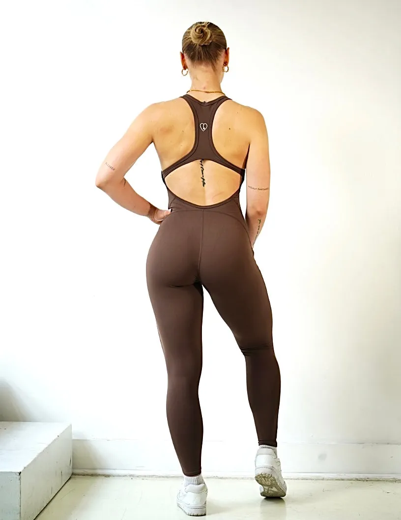 Active Jumpsuit | Coffee
