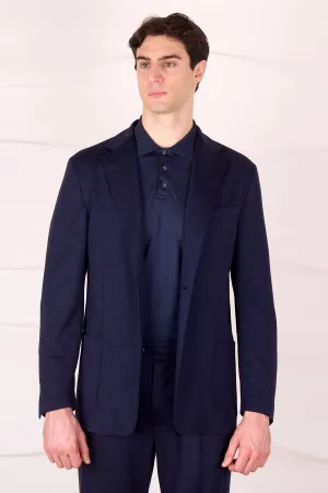 ACTIVE Single-Breasted Wool & Lycra Blend Blazer