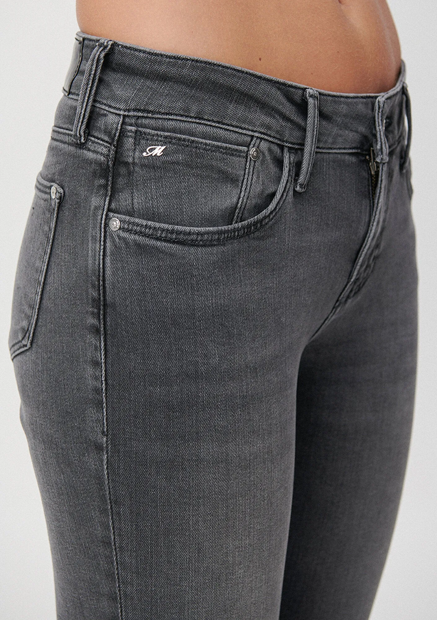 Ada Smoked Brushed Stretch Jean Pants