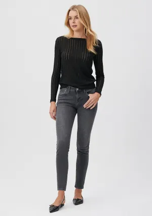 Ada Smoked Brushed Stretch Jean Pants