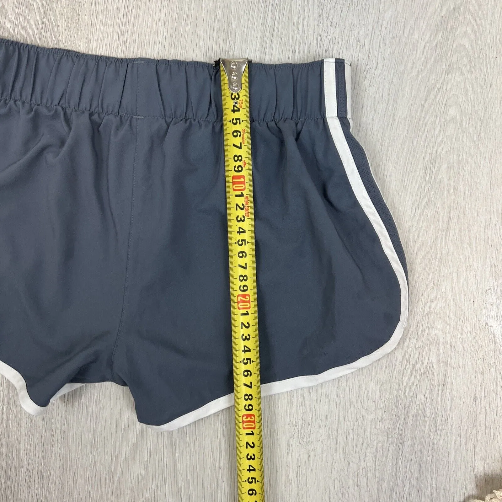 Adidas Womens Grey Athletic Shorts Energy Running Size XS