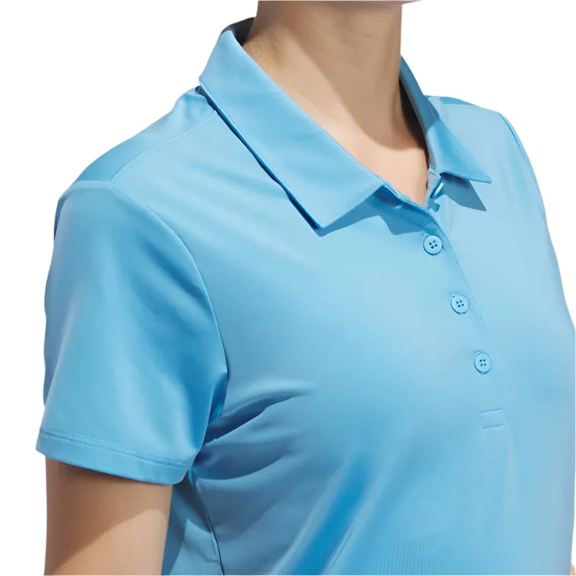 Adidas Women's Ultimate365 Solid Short Sleeve Polo Shirt