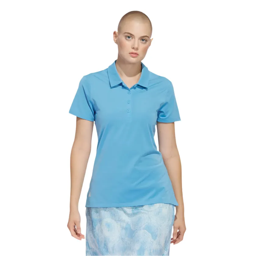 Adidas Women's Ultimate365 Solid Short Sleeve Polo Shirt