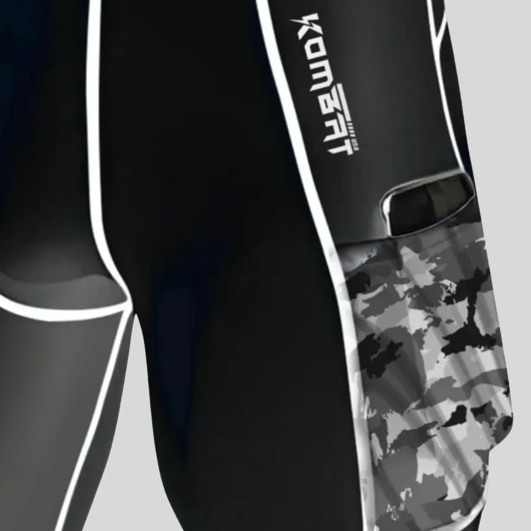 ADULT PRO COMPRESSION SHORT BLACK