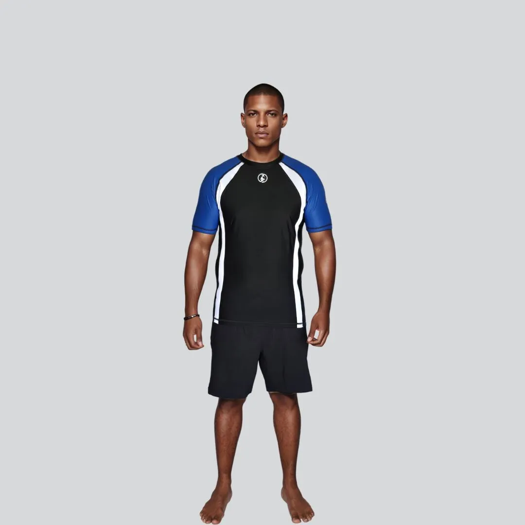 ADULT RASH GUARD H/S GUARD BLUE