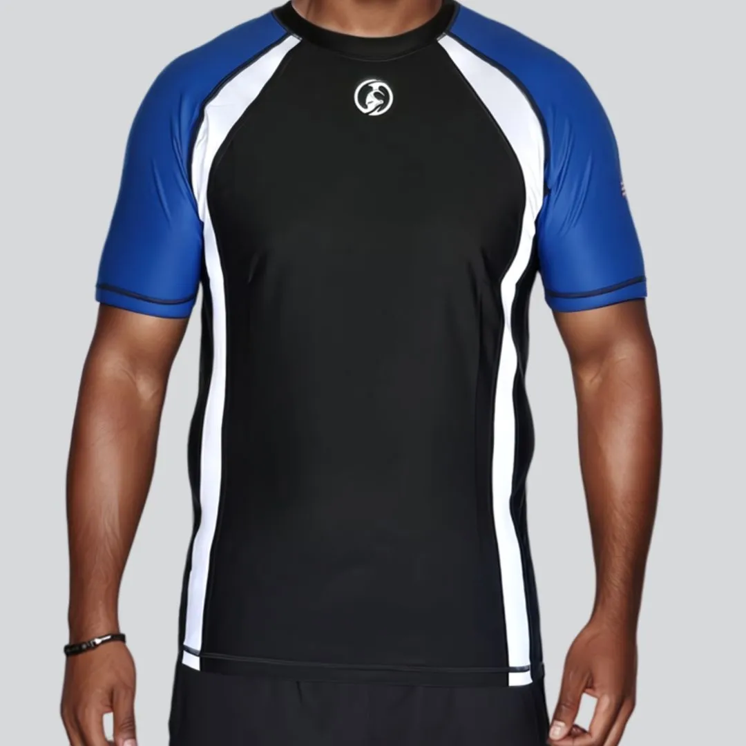 ADULT RASH GUARD H/S GUARD BLUE