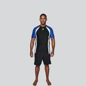 ADULT RASH GUARD H/S GUARD BLUE