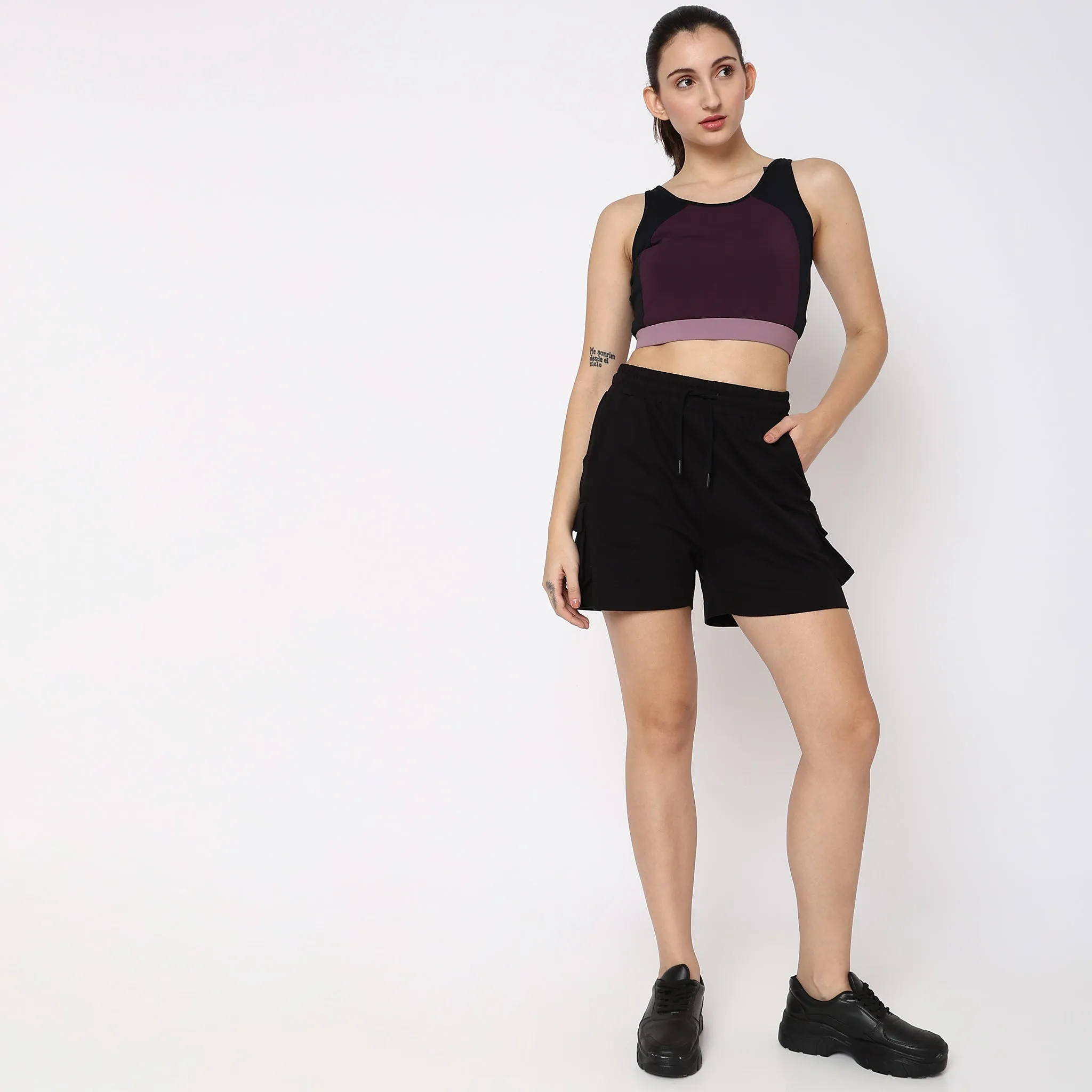 Air Dry Slim Fit Solid Tank Top