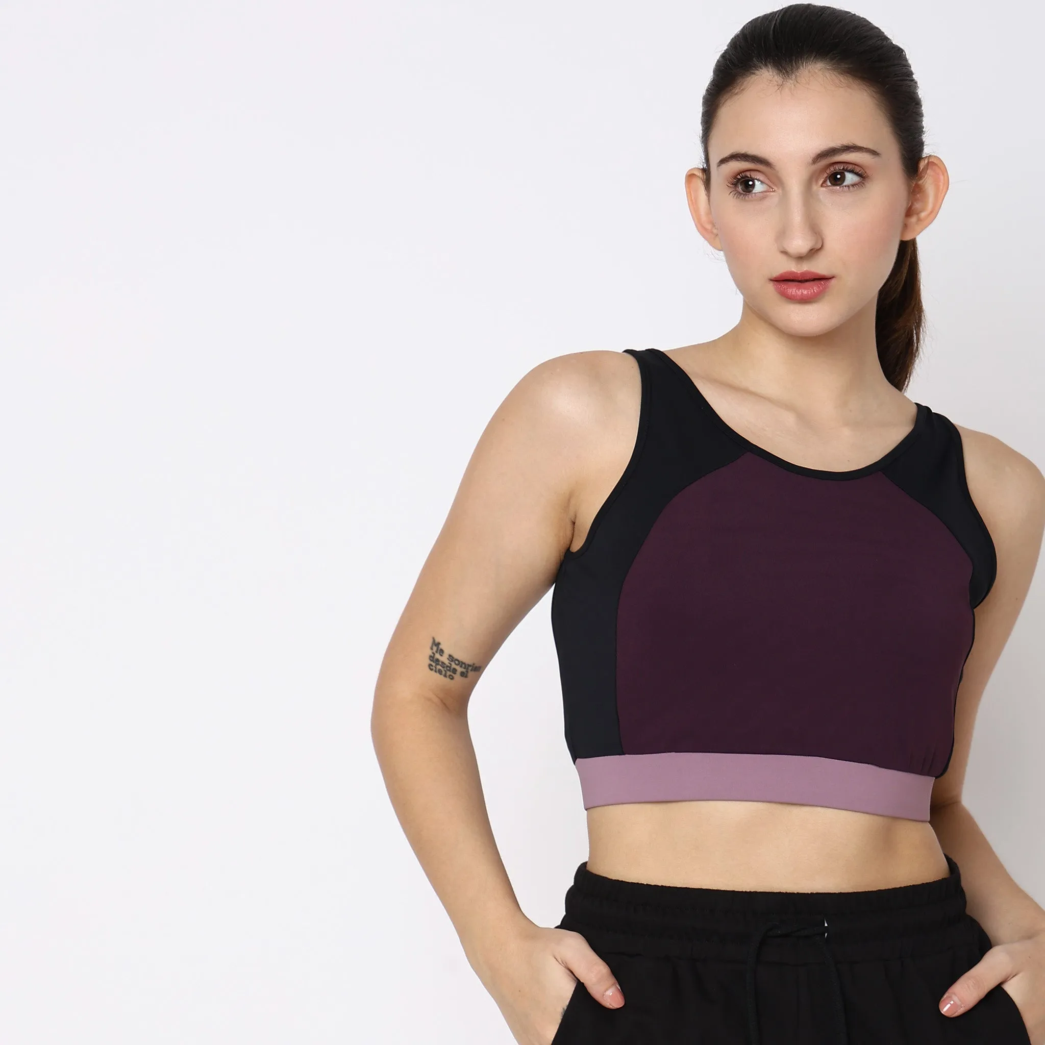 Air Dry Slim Fit Solid Tank Top