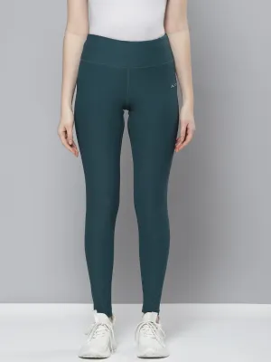 Alcis Women Blue Solid Tights