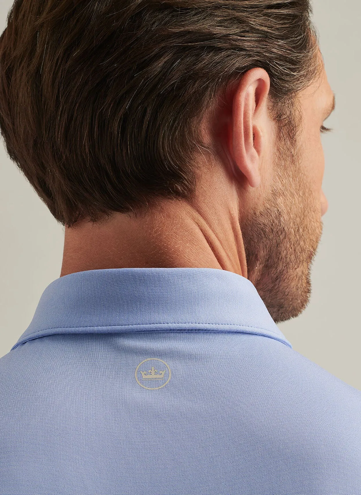 Andover Perf Jersey Polo (Blue Sea)