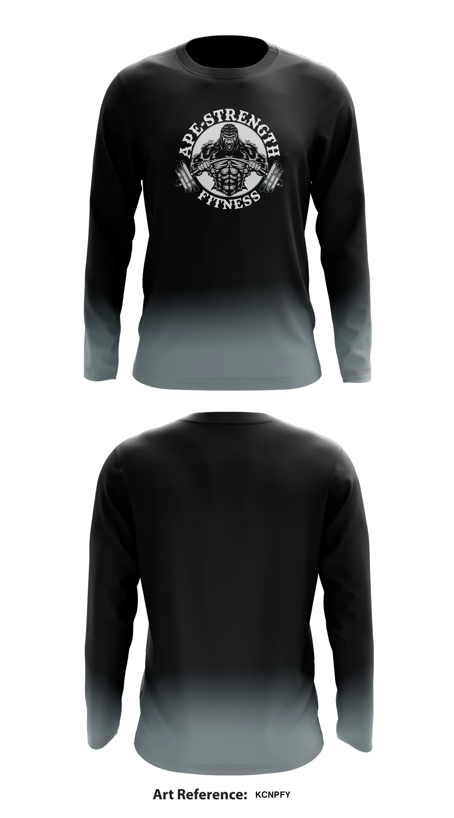 APE STRENGTH FITNESS Store 1 Core Men's LS Performance Tee - kCNPFy