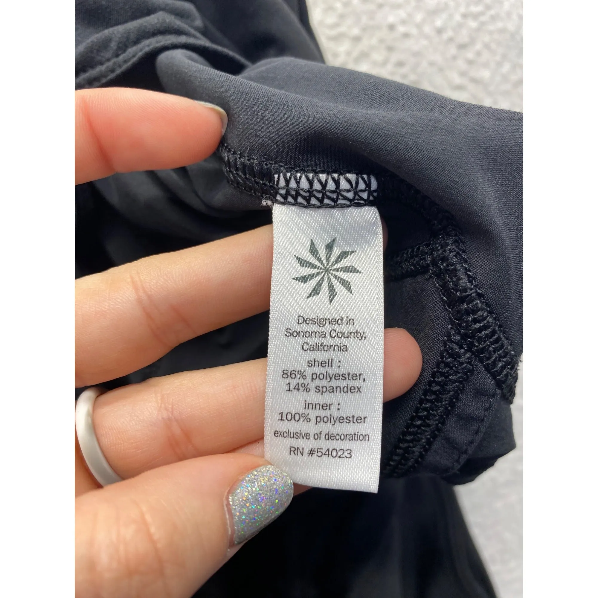 Athleta Black Athletic Running Shorts With Pockets #7183