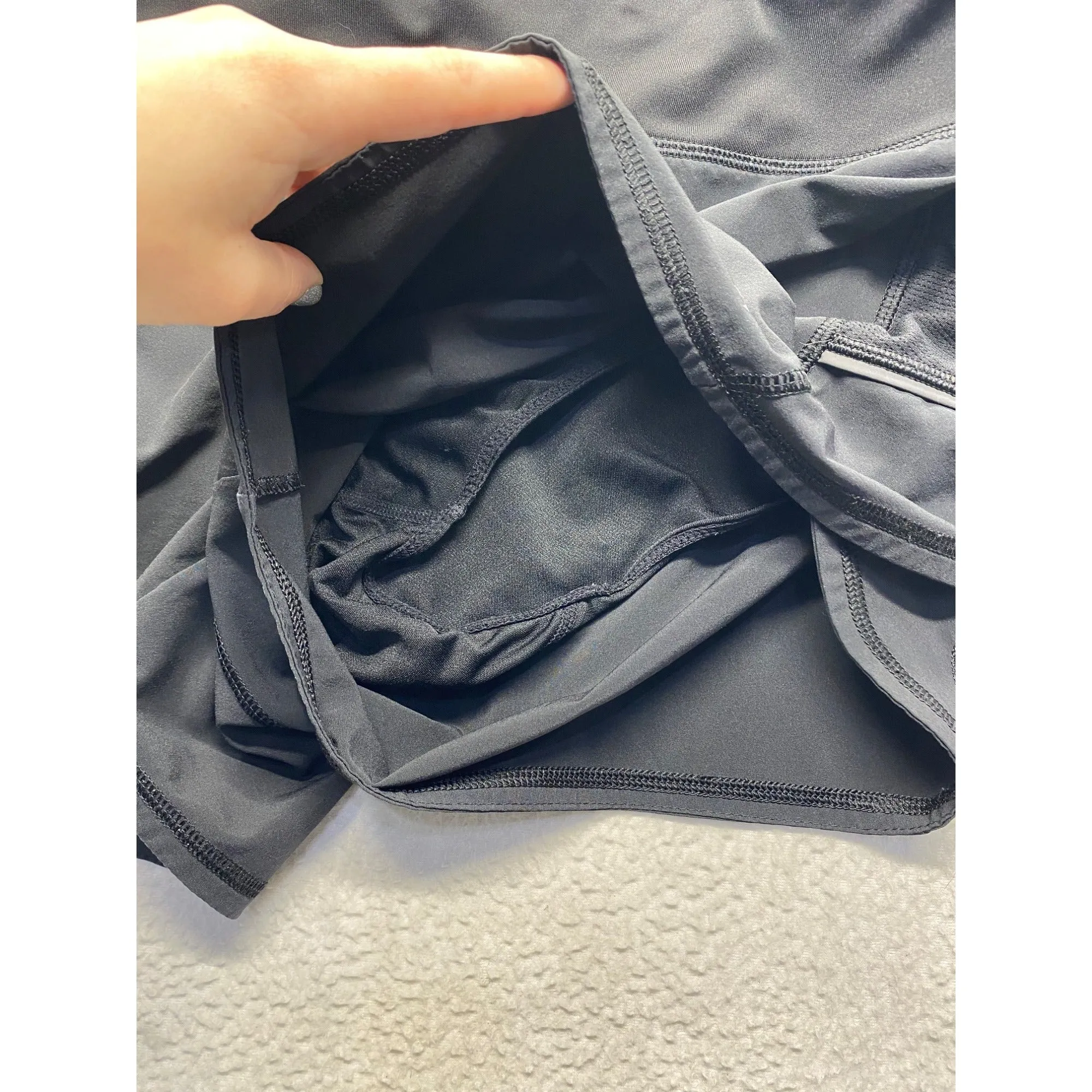 Athleta Black Athletic Running Shorts With Pockets #7183