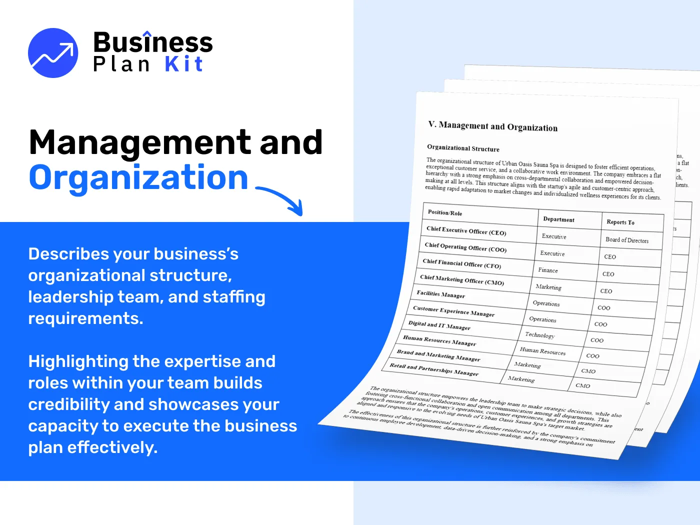 Athletic Training Center Business Plan Example