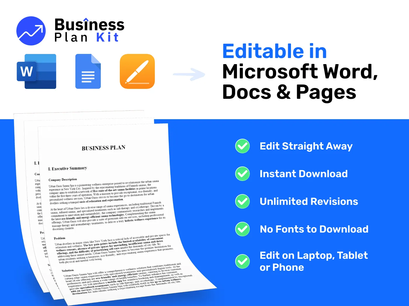 Athletic Training Center Business Plan Example
