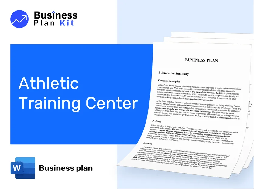Athletic Training Center Business Plan Example