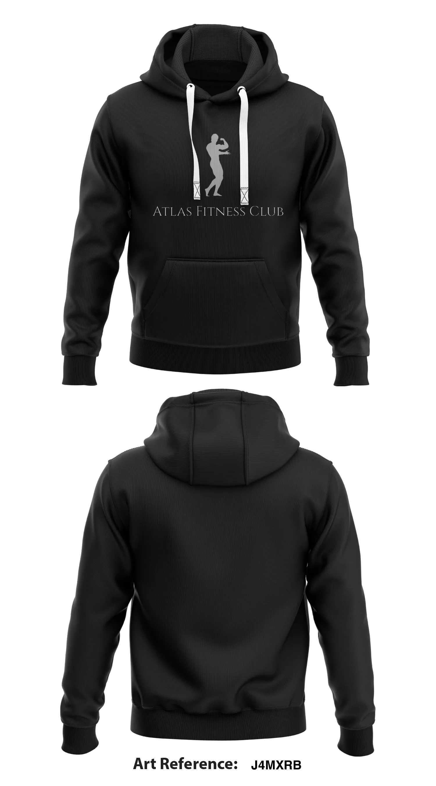 ATLAS FITNESS CLUB Store 1  Core Men's Hooded Performance Sweatshirt - J4mXRb