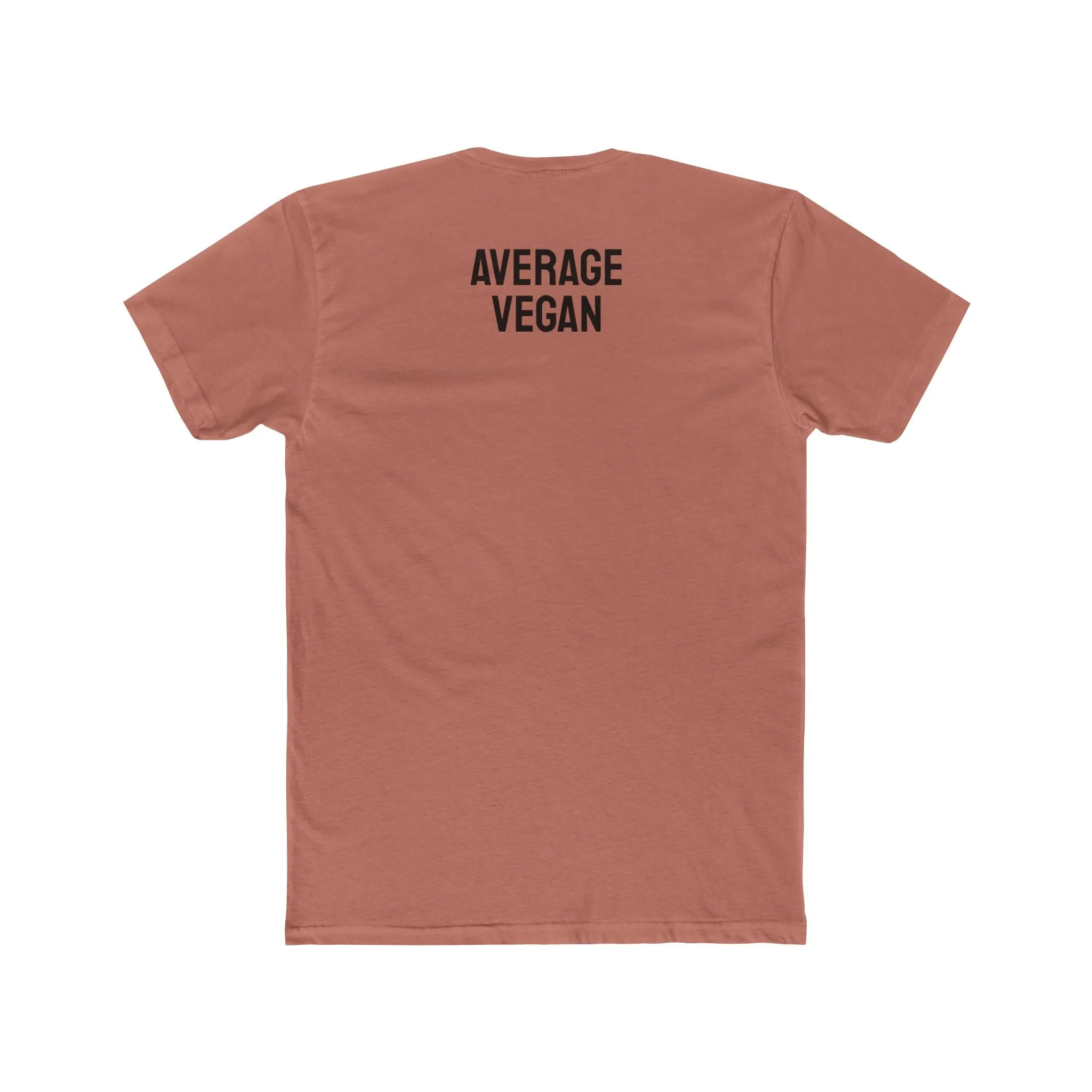 Average Vegan - Unisex Cotton Crew Tee