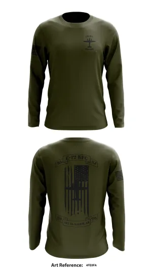 B Co 2-641st Store 1 Core Men's LS Performance Tee - 4Fe8fa