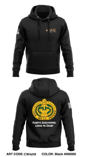 B Co 39th MI BN DS  Core Men's Hooded Performance Sweatshirt - CW4zh9