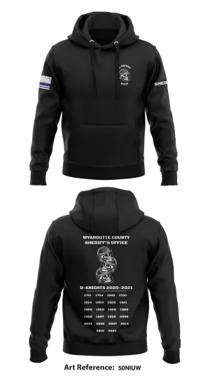 B-Knights  Store 1  Core Men's Hooded Performance Sweatshirt - 50NiUW